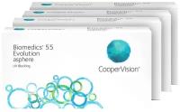 CooperVision Biomedics 55 Evolution Asphere (4 упаковки по 6 линз) -3.75 R 8.6