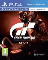 Gran Turismo Sport (с поддержкой PS VR) [PS4, русская версия]