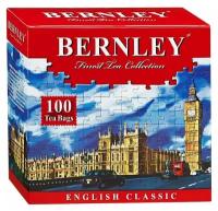 Чай черный Bernley English classic в пакетиках, 100 шт