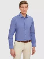 Полуприлегающая мужская рубашка Kanzler 265383 голубая, размер 45