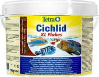 Корм Tetra Cichlid XL, хлопья, для цихлид среднего и крупного размера, 10 л