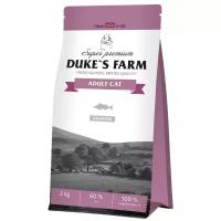 Корм для кошек DUKE'S FARM лосось сух. 2кг