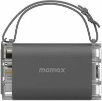 Портативная электростанция Momax PB03 на 40000 мАч, мощность 100 Вт, IP67, серый