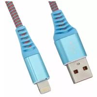 USB кабель "LP" для Apple 8 pin "Носки" (черный/блистер)