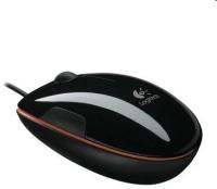 Мышь Logitech LS1, черный/зеленый