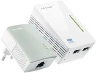 TP-Link TL-WPA4220 KIT, AV600 Комплект адаптеров Powerline с Wi-Fi N300, TL-WPA4220 (1 шт.) + TL-PA4010 (1 шт.)