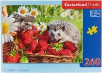 Пазл Castorland Puzzle Ежики и клубника 260 деталей 32*23см В-27484 8+