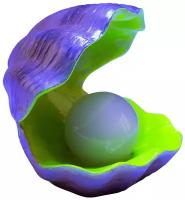 Декор для аквариума Glofish Раковина жемчужница с GLO эффектом 7,62 х 8,13 х 8,13 см (1 шт)
