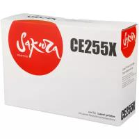 Картридж CE255X (55X) для HP, лазерный, черный, 12500 страниц, Sakura