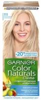 Крем-краска для волос Garnier Color Naturals c 3 маслами, тон 111, Платиновый блонд