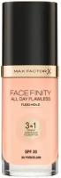 Макс Фактор / Max Factor - Тональная основа Face Finity All Day Flawless 3в1 тон 30 Porcelain