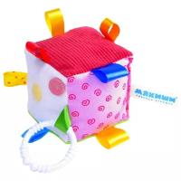 Подвесная игрушка Мякиши Кубик с петельками (264)