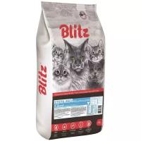 Blitz Classic Cat Sterilised сухой корм для взрослых стерилизованных кошек, с курицей - 10 кг