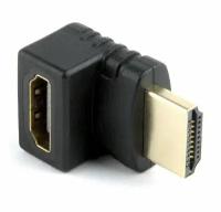 Набор из 3 штук Переходник HDMI <-> HDMI Cablexpert A-HDMI270-FML, 19F/19M, угловой соединитель 270 градусов, золотые разъемы