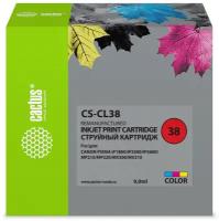 Картридж струйный Cactus CS-CL38 многоцветный (9мл) для Canon Pixma iP1800/iP1900/iP2500/iP2600/MP140/MP190/MP210/MP220/MP470/MX300/MX310