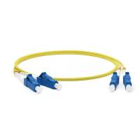 Патч-корд optic SM 9/125 (OS2), LC/UPC-SC/UPC 2.0 мм, сетевой кабель Ethernet Lan для интернета, категория 5e duplex, LSZH, 10 м желтый