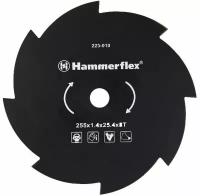 Нож для триммера Hammer Flex 223-010 закаленная сталь, круглый, 8 зубьев, толщина 1,4 мм, d255 мм