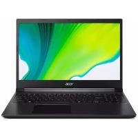 Ноутбук Acer Aspire 7 A715-75G-73WN (1920x1080, Intel Core i7 2.6 ГГц, RAM 8 ГБ, SSD 256 ГБ, GeForce GTX 1650, Linux)