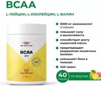 Аминокислоты BCAA 2:1:1 Red Star Labs, 240 г, вкус: цитрус