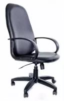 Кресло компьютерное Евростиль, Бюджет офисное, обивка: искусственная кожа, цвет: черный