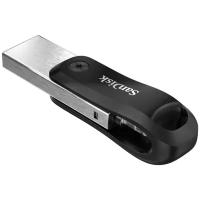 Флешка SanDisk iXpand Go USB 3.0/Lightning 256 ГБ, 1 шт., черный