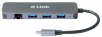 Сетевой адаптер Gigabit Ethernet D-Link DUB-1312/B DUB-1312/B2A USB 3.0