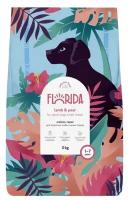 Сухой корм FLORIDA для взрослых собак малых пород: ягненок с грушей 3кг