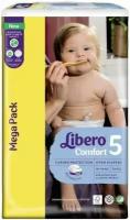 подгузники LIBERO Comfort размер 5, 76 шт, 10-14 кг