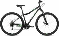 ALTAIR MTB HT 29 2.0 disc (29" 21 ск. рост. 19") 2020-2021, черный/ярко-зеленый