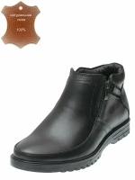 Ботинки мужские из натуральной кожи BADALLI SHOES V320черный