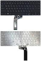 Клавиатура для ноутбука Asus vivobook S14 X411UF черная с подсветкой