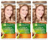 Garnier Стойкая крем-краска для волос Color Naturals, тон 8 Пшеница, 110 мл, 3 шт