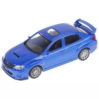 Машинка металлическая Uni-Fortune RMZ City 1:43 Subaru WRX STI без механизмов, 2 цвета (синий красный), 10,10х4,06х3,34 см 444006-BLU