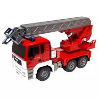 Пожарный автомобиль Double Eagle MAN E517-003, 1:24, 43 см, красный/серый/белый