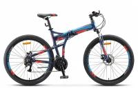 Горный (MTB) велосипед STELS Pilot 950 MD 26 V010 (2021) рама 17,5" Тёмно-синий