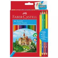 Faber-Castell Карандаши цветные 36 цветов + 3 + 1 чернографитный с точилкой (110336) 40 шт