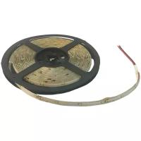 Лента 3528, 30LED 2,4вт 12в, теплый, 5м, IP65