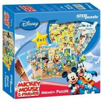 Игра "Микки Маус". Мемо-Puzzle (Disney)