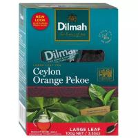 Чай черный листовой цейлонский Dilmah Ceylon Orange Pekoe, классический, натуральный, апельсин, 100 г