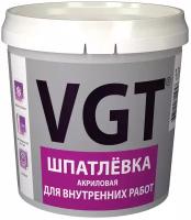 Шпатлевка для внутренних работ Vgt, акриловая, 1,7 кг