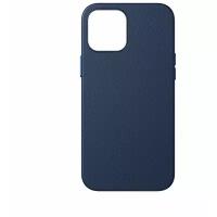 Чехол кожаный для iPhone 12 Pro Max Baseus Original Magnetic Leather Case 2020 (LTAPIPH67N-YP03) Синий