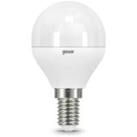 Лампа светодиодная gauss, LED Globe E14 9.5W 4100K E14, G45, 9.5Вт, 4100К