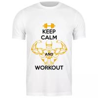 Футболка Printio 2174880 Keep calm and workout