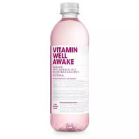 Напиток витаминизированный Vitamin Well Awake, малина 500 мл