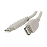 Удлинитель USB2.0 5bites UC5011-018C Am-Af - кабель 1.8 метра, серый