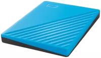 Внешний жесткий диск WD Original USB 3.0 2Tb WDBYVG0020BBL-WESN My Passport 2.5" голубой