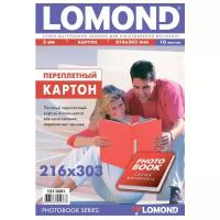 Цветной картон переплетный Lomond, 21.6x30.3 см, 10 л