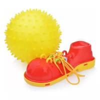 Набор развивающих игрушек Кнопа №1 мяч желтый+ботинок