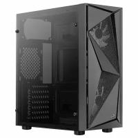 Корпус ATX AeroCool Glider TG без БП, черный