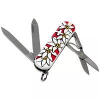 Нож-брелок Victorinox Classic SD, 58 мм, 7 функций, "Edelweiss"